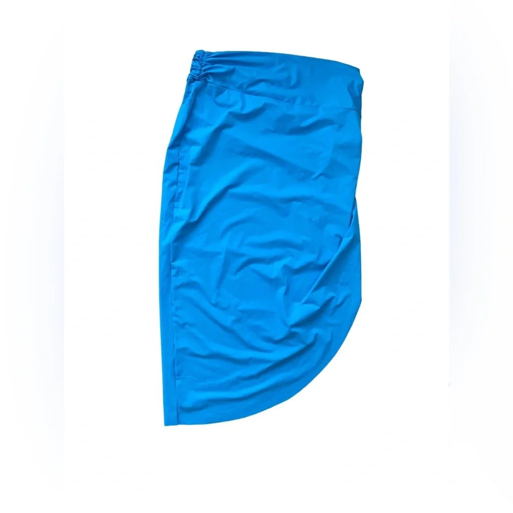 Skims Swim Sarong Skirt Coverup - Turquoise Plus Size 4X